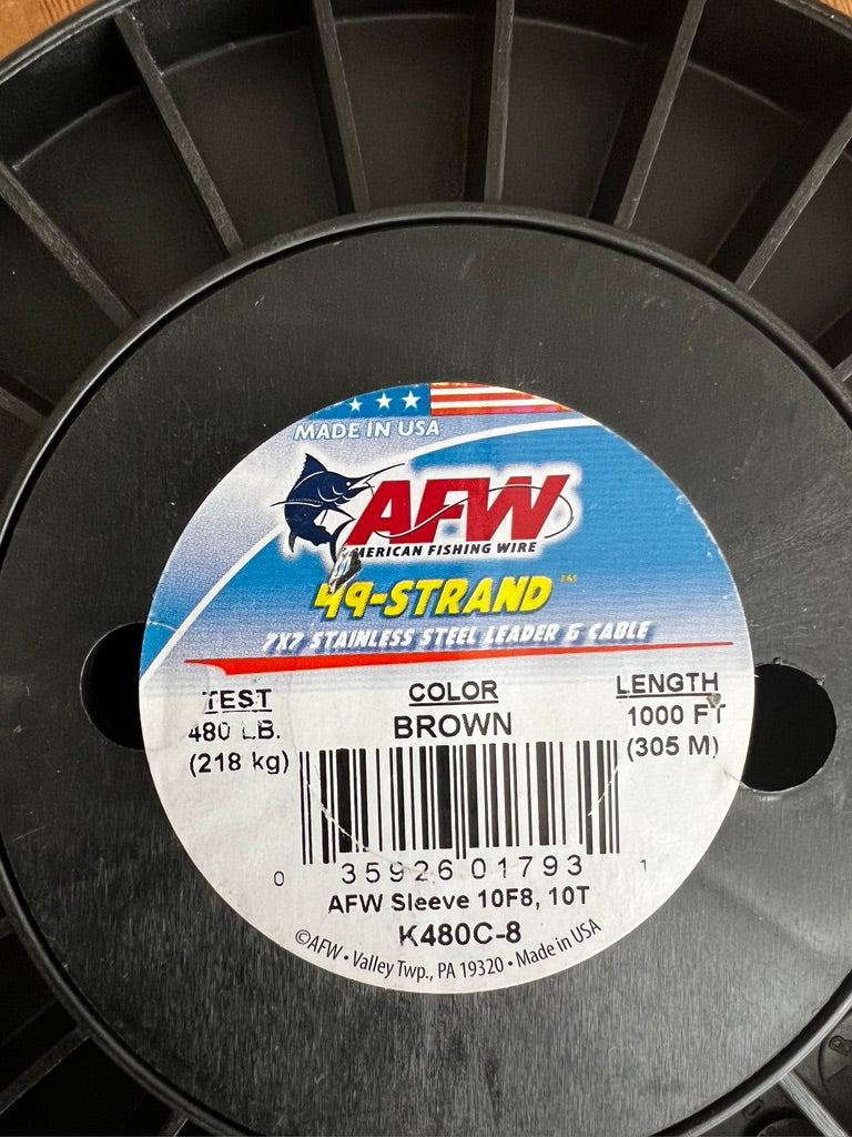 20m coil of 480lb Camo AFW