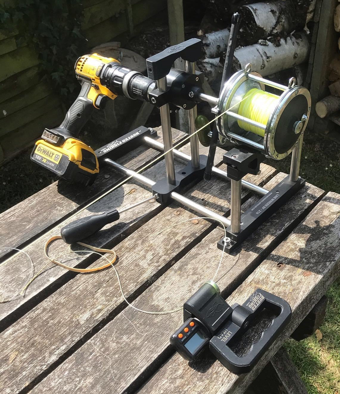 Line Counter Electric Fishing Line Spooling Station Fishing Reel